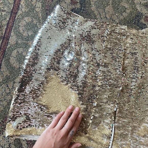 Tobi Sequined Skirt, Size Small - Picture 3 of 5